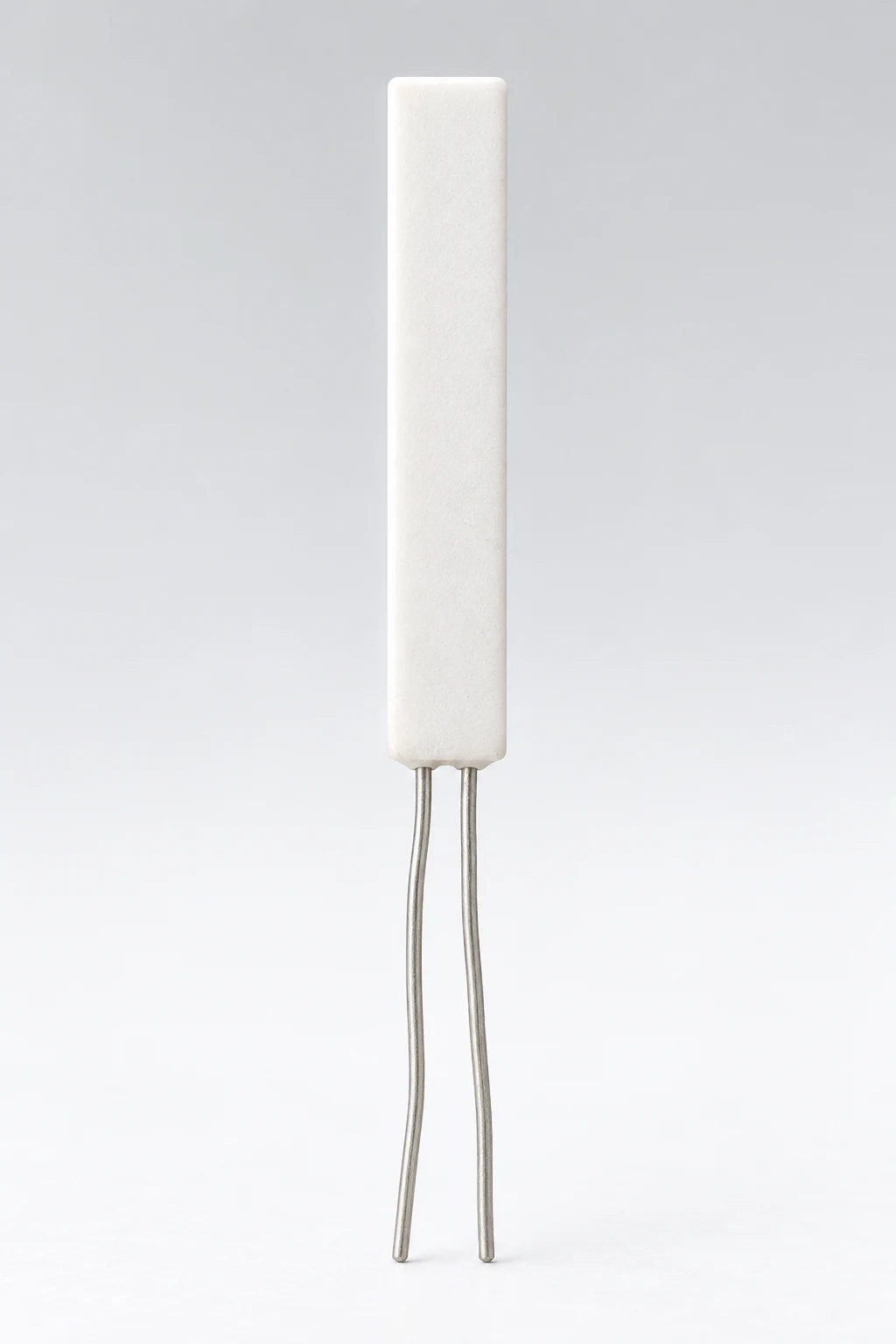 Back face of a thin-film RTD element with two leads