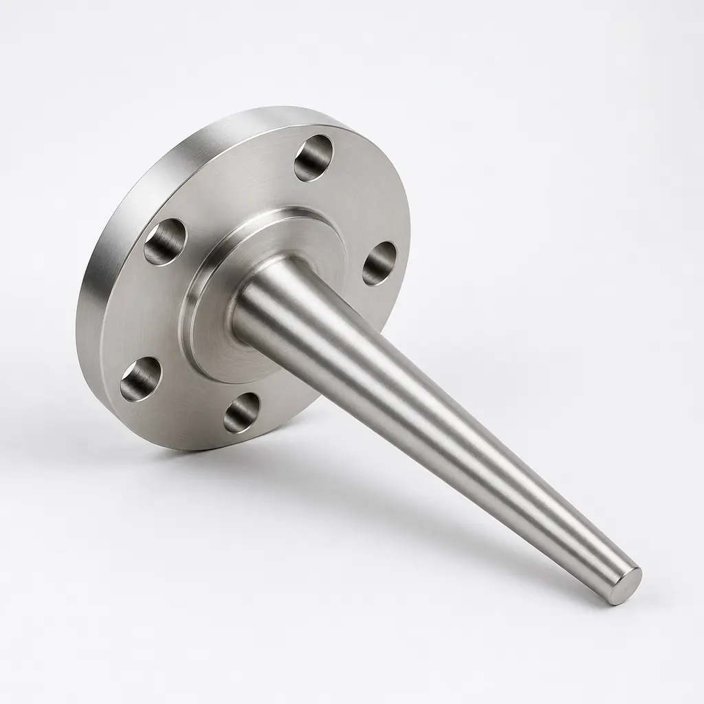 Flanged tapered thermowell